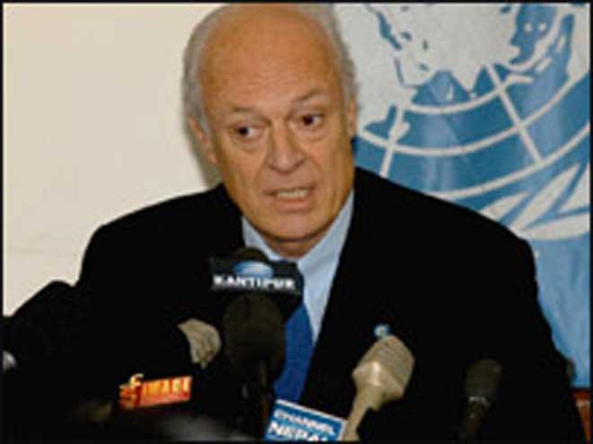 United Nations urges Syrian parties to negotiate without preconditions
