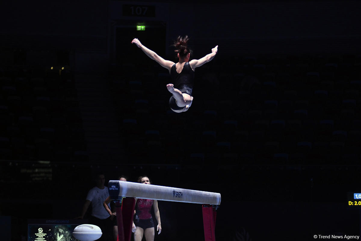 Podium training starts for Baku World Cup in artistic gymnastics [PHOTO]