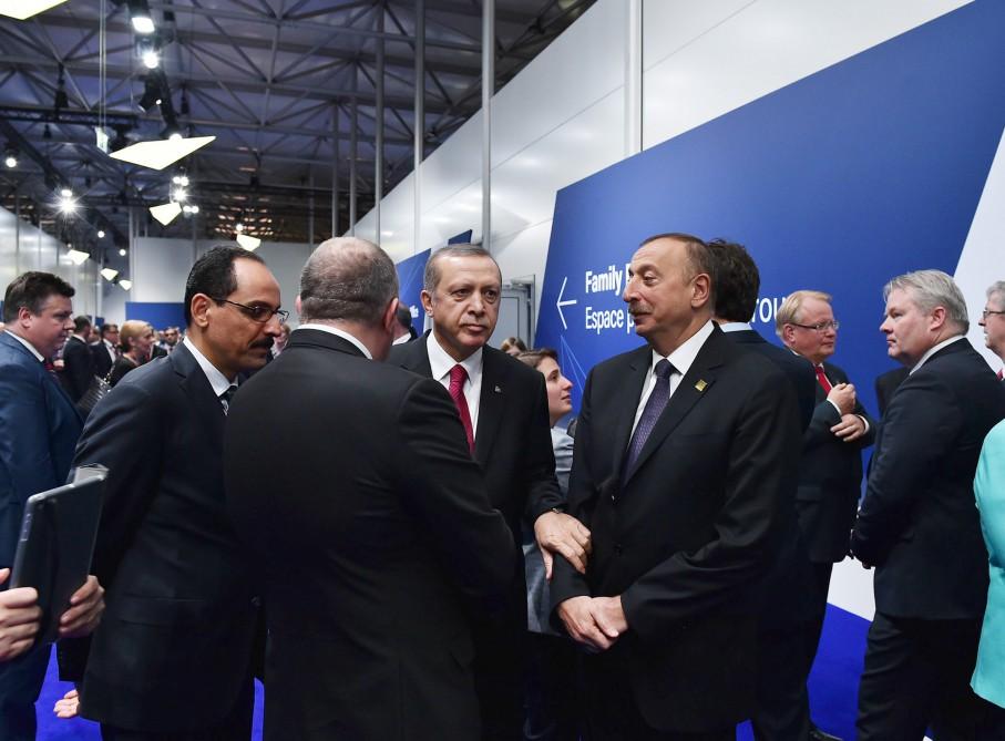 President Aliyev taking part in NATO Summit UPDATE