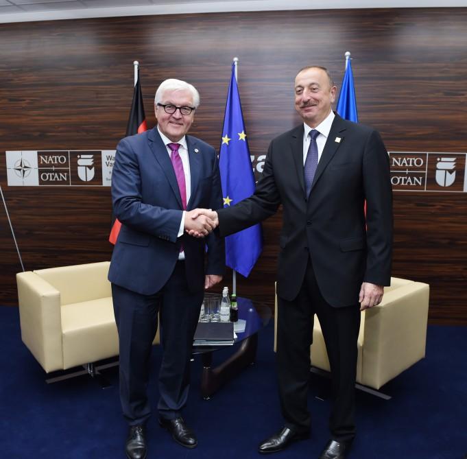 President Ilham Aliyev met with German FM