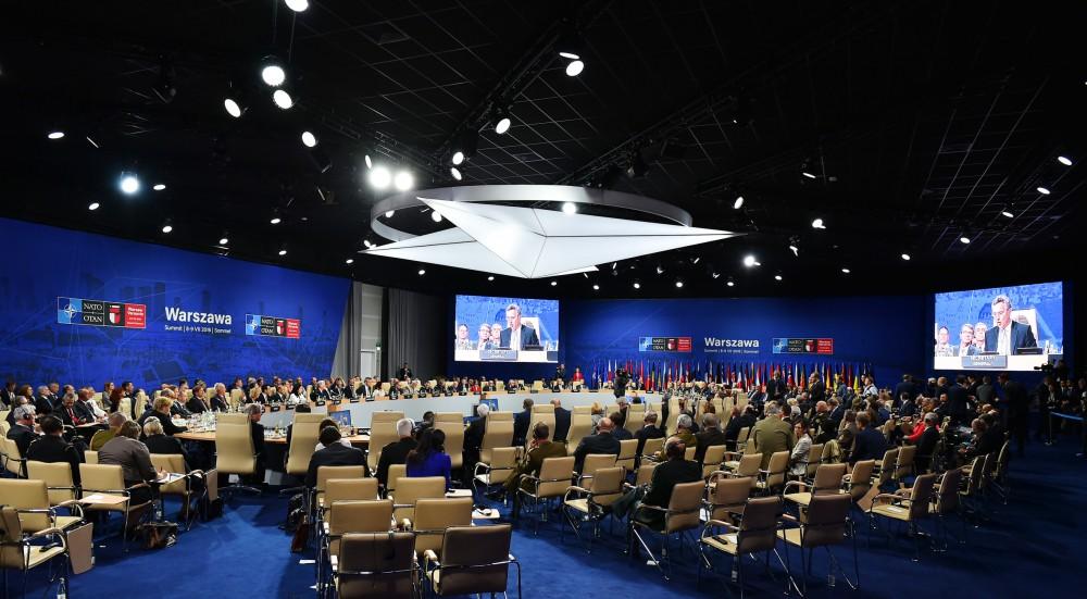 President Ilham Aliyev attended NATO Warsaw Summit session on Afghanistan