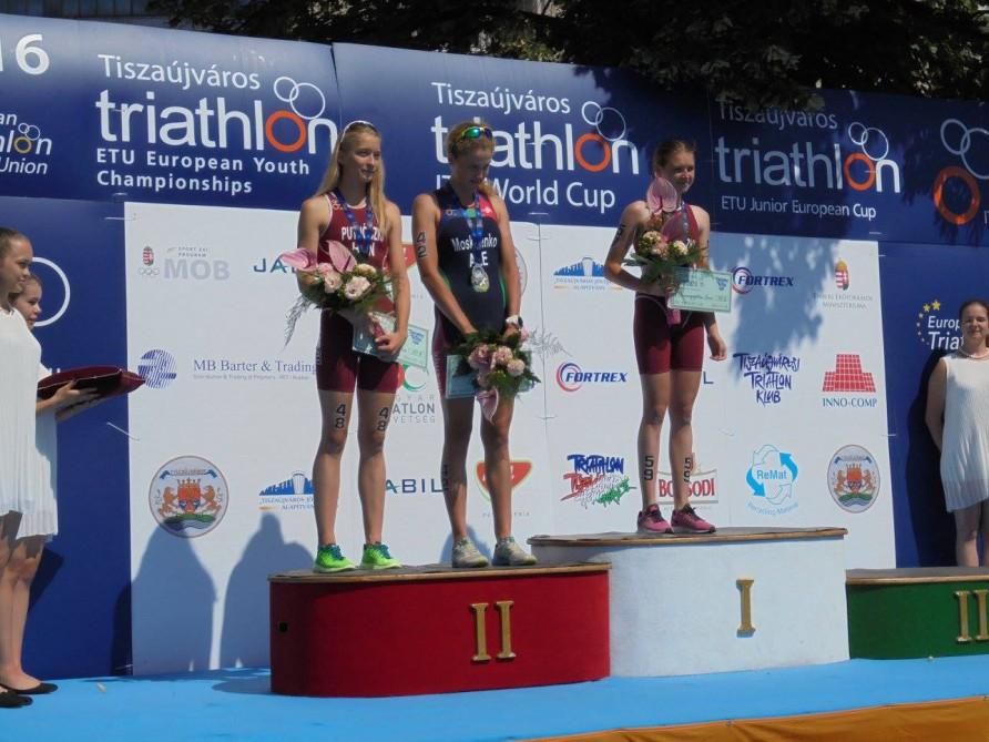 National triathlon athletes claim medals in Europe