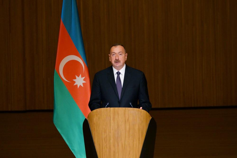President Aliyev joins ceremony to see off Azerbaijani athletes who will compete at Rio 2016 PHOTO