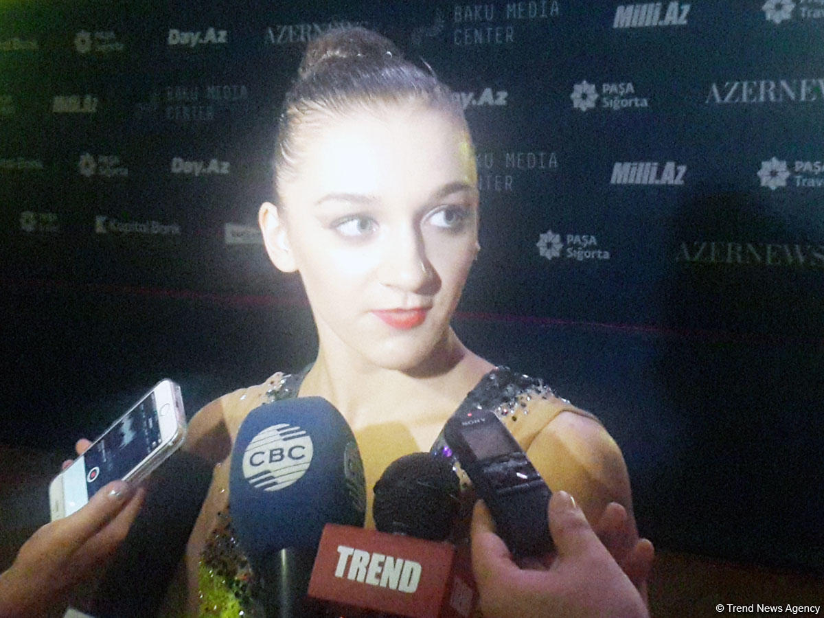 Finnish rhythmic gymnast: FIG World Cup Final in Baku organized at high level