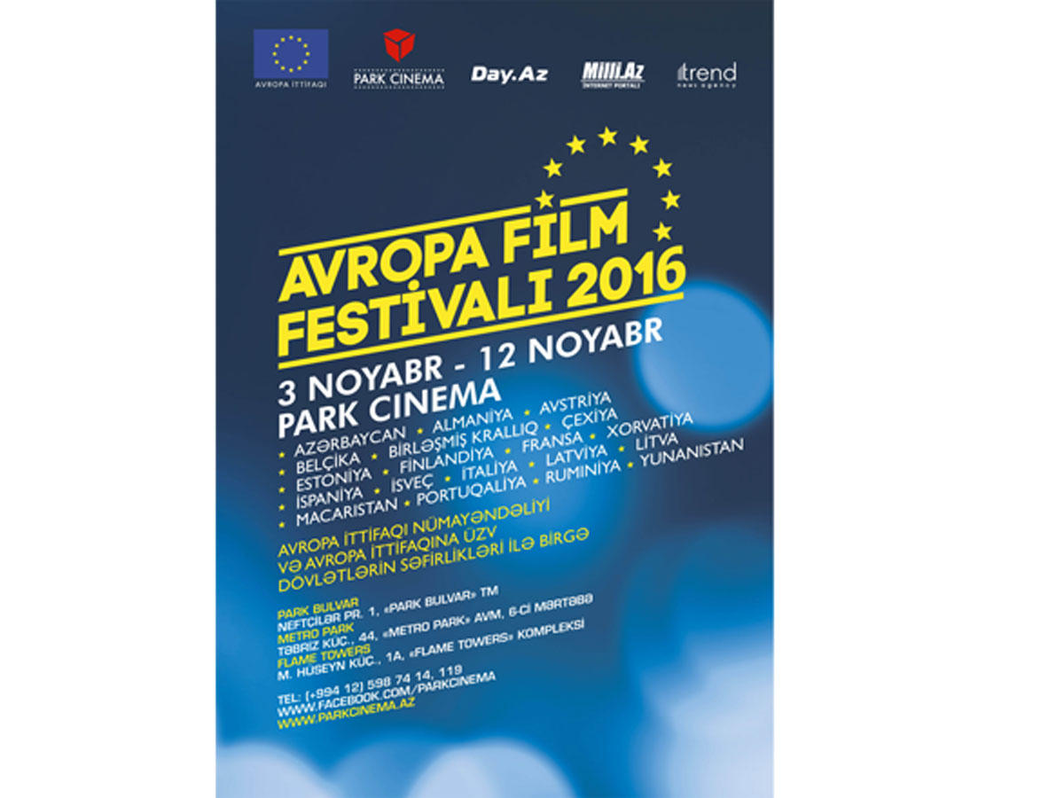 European Film Festival 2016 to be held in Baku