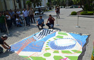 3D image dedicated to Baku Chess Olympiad completed <span class="color_red">VIDEO</span>