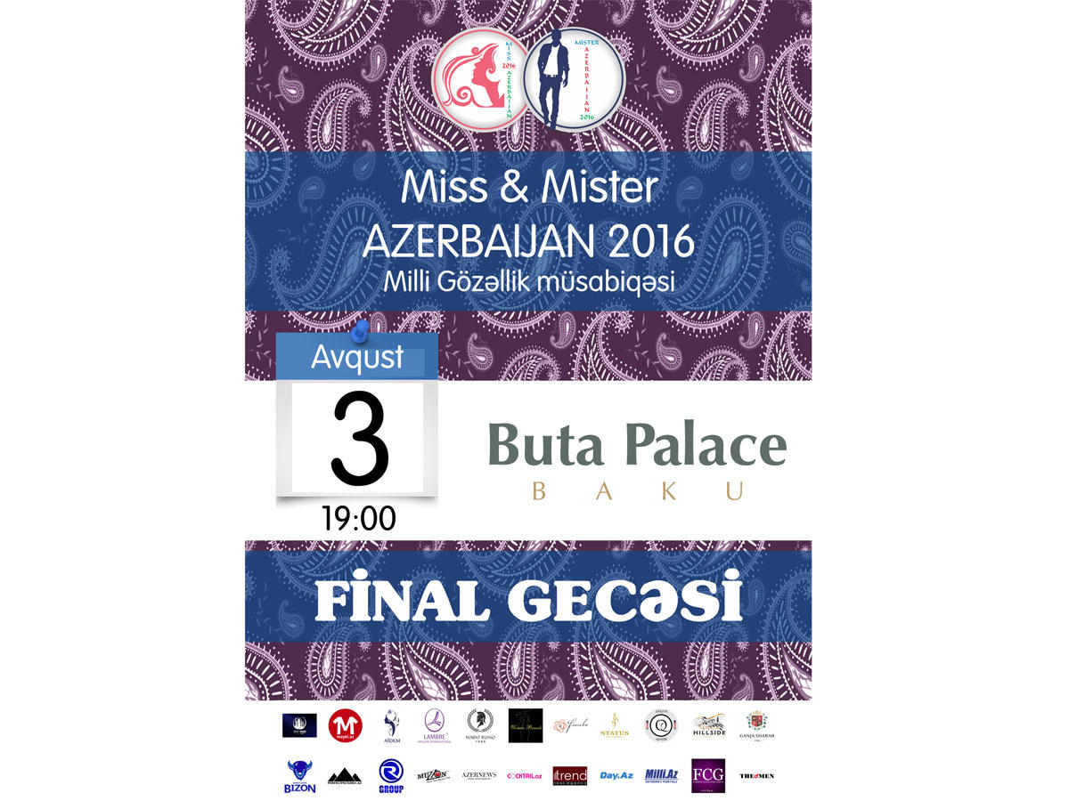 Hurry up to join "Miss & Mister Azerbaijan-2016" contest