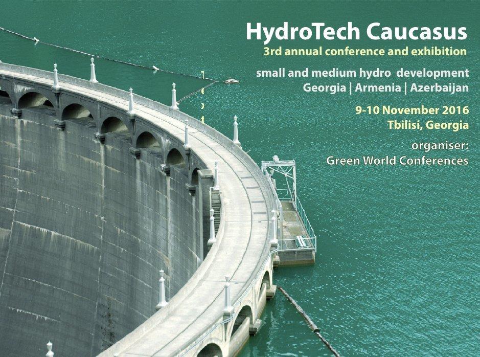 Tbilisi to host HydroTech Caucasus 2016