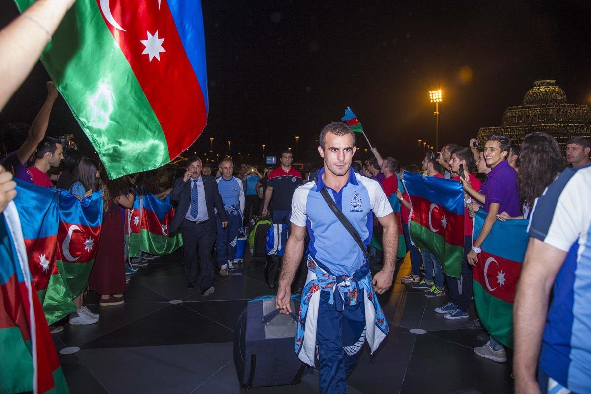 AZAL takes Azerbaijani National team to Rio for Olympics  [ VIDEO]