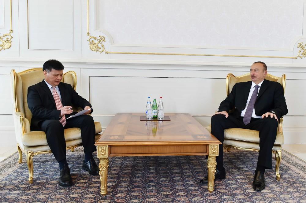 President Aliyev receives credentials of incoming Chinese ambassador PHOTO