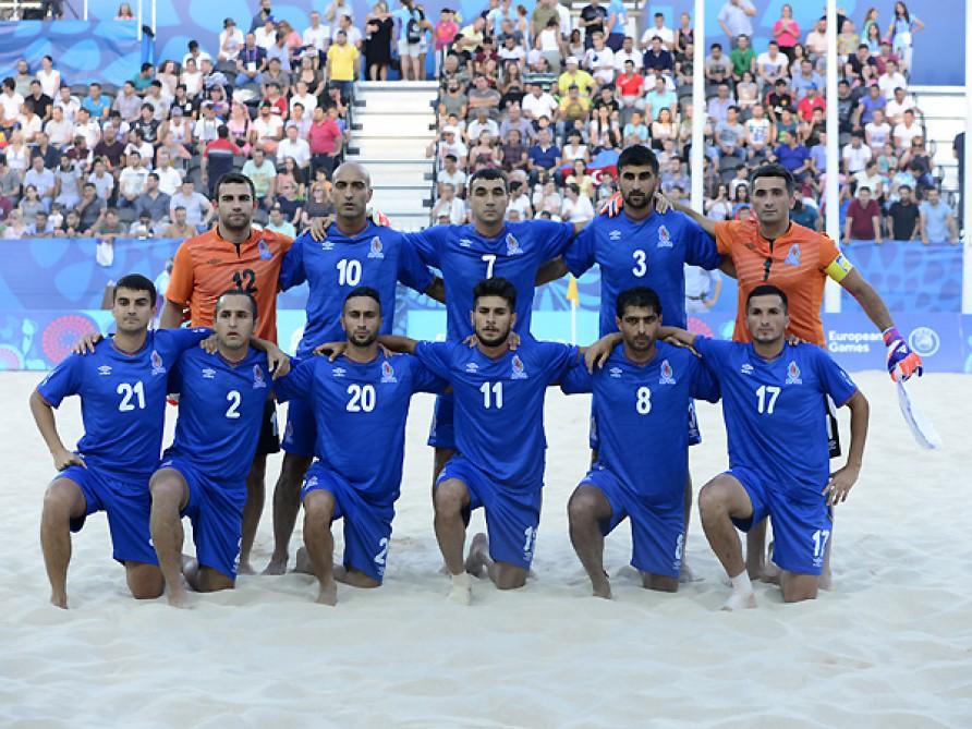 Azerbaijan beach soccer team to face Bulgaria, Denmark, Hungary