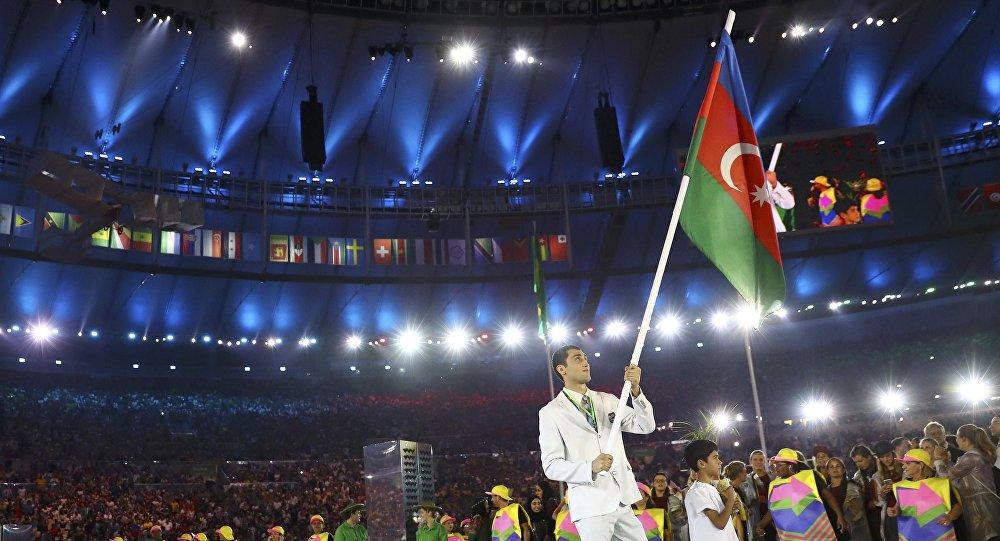 Azerbaijan at opening ceremony of Rio 2016 [PHOTO]