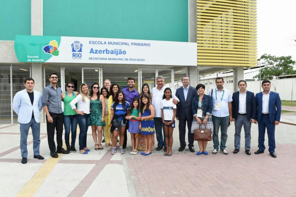 Sports minister visits “Azerbaijan” municipal school in Rio de Janeiro [ PHOTO]