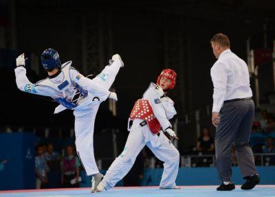 Azerbaijan’s Azizova reaches taekwondo semifinals