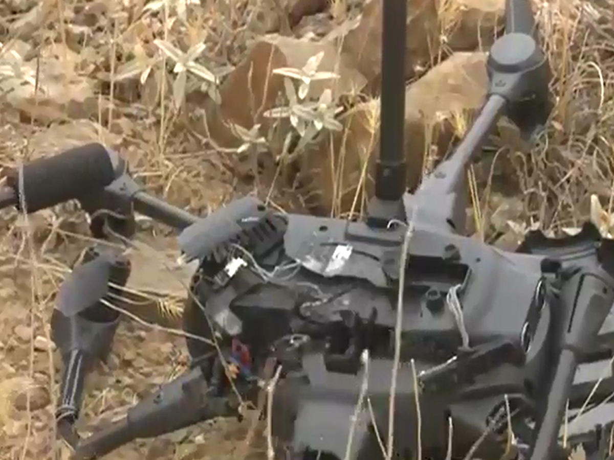 Armenian drone violates Azerbaijan's space, gets destroyed