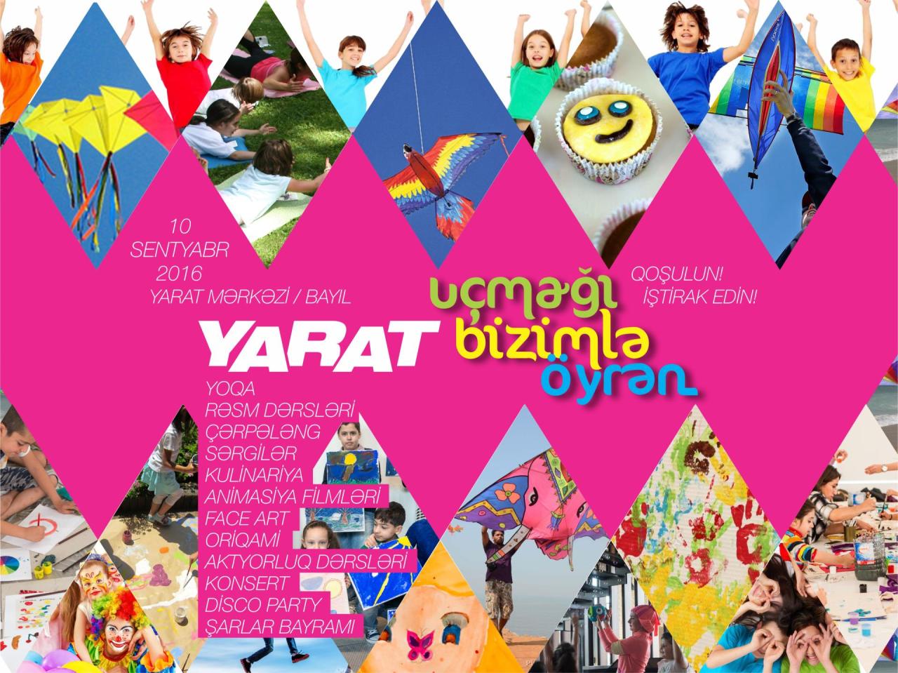 YARAT invites everyone to Children's Festival LEARN TO FLY [PHOTO]