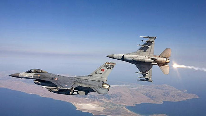 Turkish Air Forces bomb PKK positions in Northern Iraq