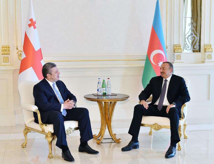 President Aliyev receives Georgian premier [UPDATE]