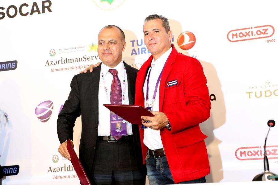 Azerbaijan and Cuba Chess Federations sign MoU [PHOTO]