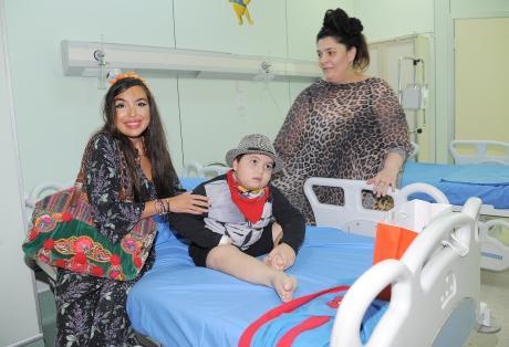 Vice-President of Heydar Aliyev Foundation Leyla Aliyeva visits Children`s Clinic of National Oncology Center [ PHOTO ]