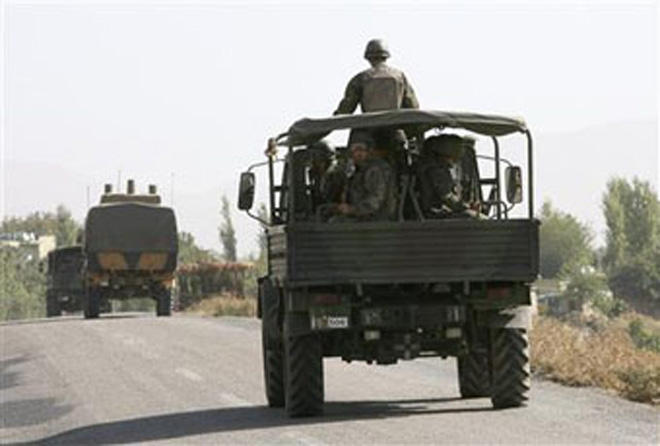 Military convoy in Turkey under attack