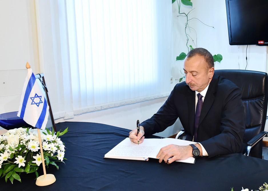 President Aliyev offers condolences over Shimon Peres’ death