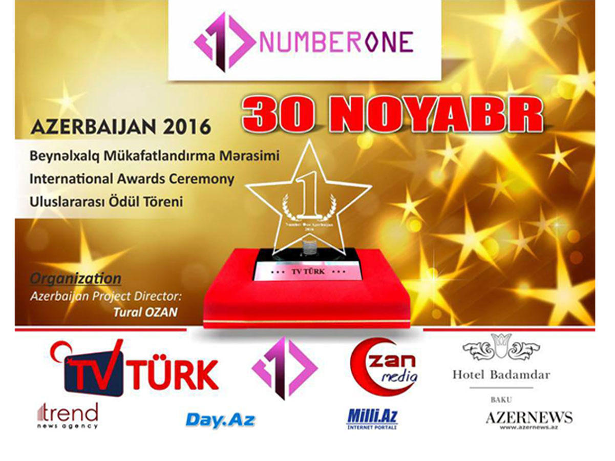 Baku to host  Number One awarding ceremony
