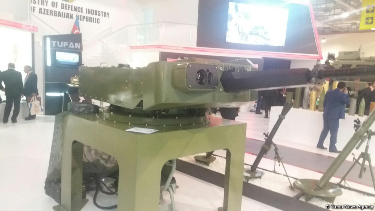 Azerbaijan displays new sniper machine gun at ADEX 2016