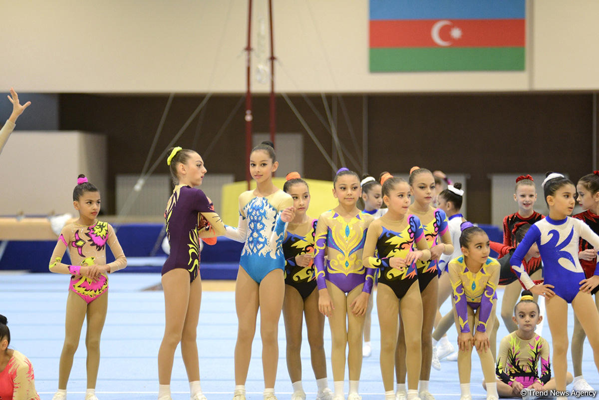 Winners of 2nd Championship in Aerobic Gymnastics named
