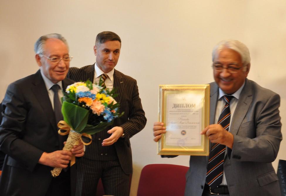 Int’l Academy of Engineering awards Academician Arif Pashayev with Golden Medal of Honor [PHOTO]