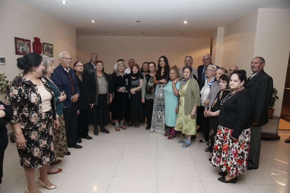 Leyla Aliyeva visits nursing home for war, labor disabled [PHOTO]