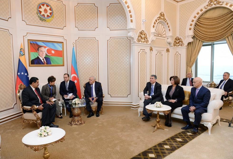 Venezuelan president meets speaker of Azerbaijani Parliament