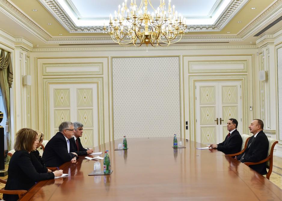 President Aliyev receives delegation led by EU Special Representative for S.Caucasus [PHOTO]