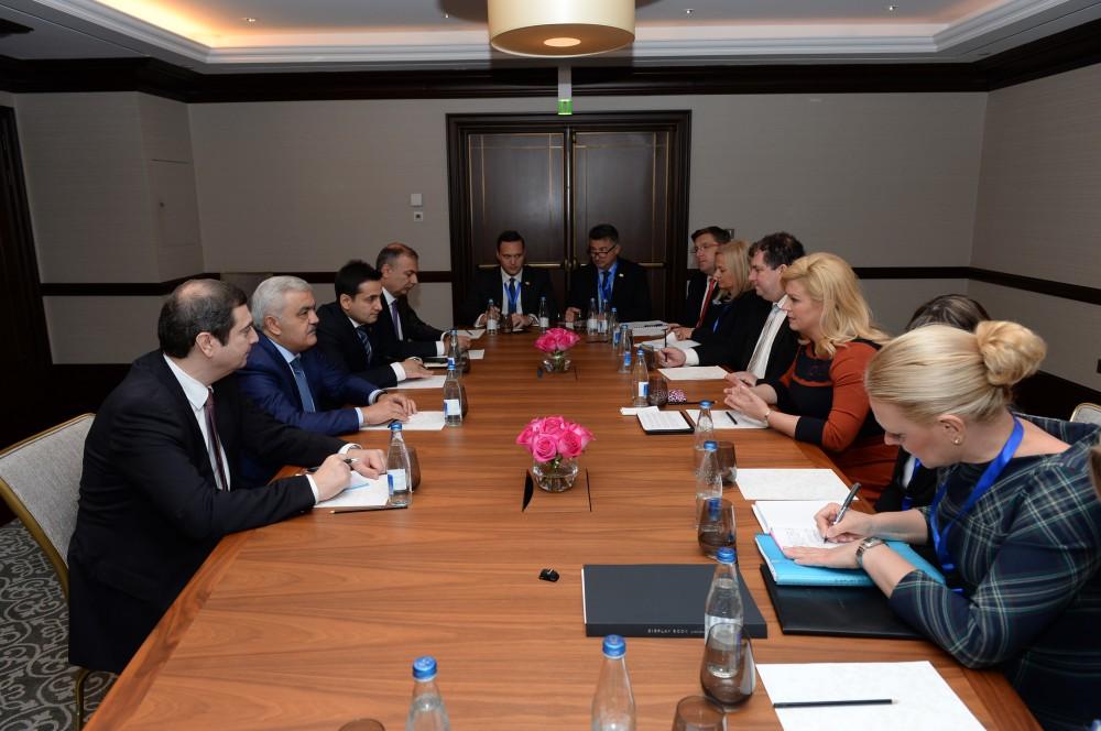 President:Croatia looks forward to transportation of Azerbaijan's gas to Balkan countries via IAP