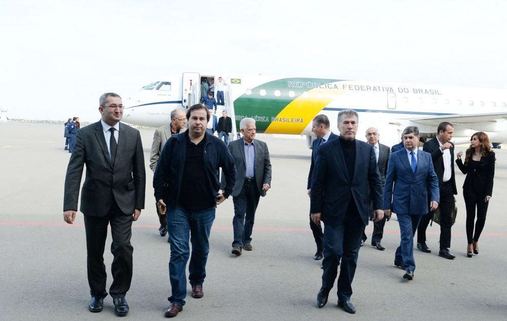 Brazil lower house speaker visits Azerbaijan [PHOTO]