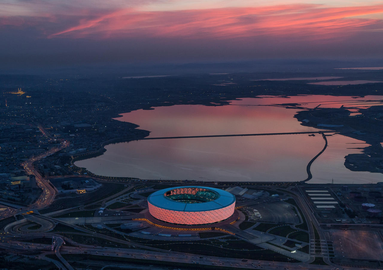Baku Olympic Stadium shortlisted for Arcaid's Architecture Photograph of Year