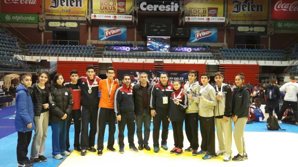 National taekwondo fighters claim six medals at Serbia Open [PHOTO]