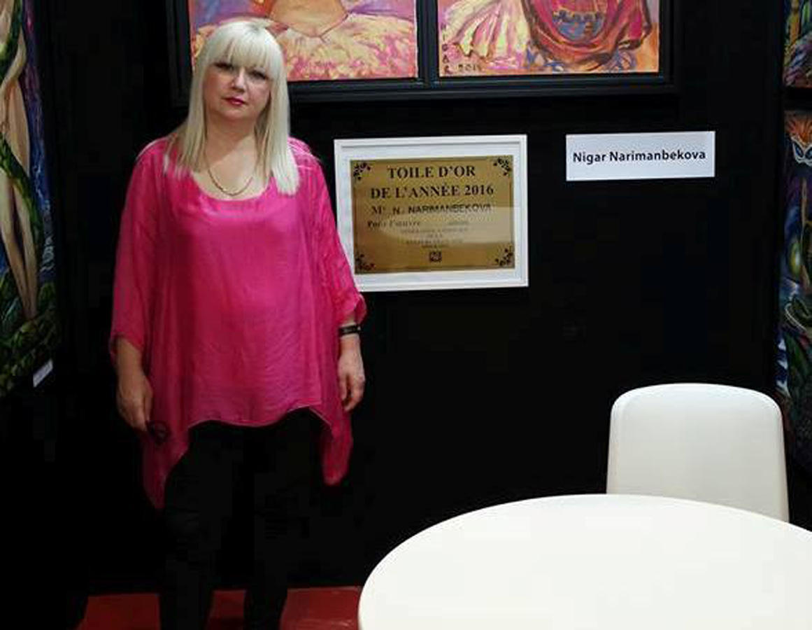 Nigar Narimanbekova awarded in Paris [PHOTO]