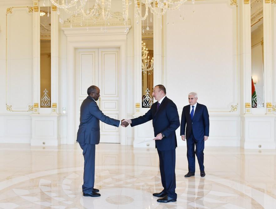 President Ilham Aliyev received credentials of Eritrean