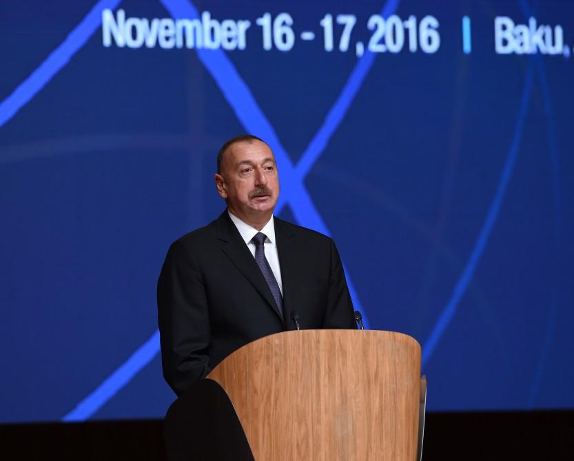 President Aliyev: Baku World News Congress - sign of Azerbaijan's achievement in development of independent media [UPDATE/PHOTO]