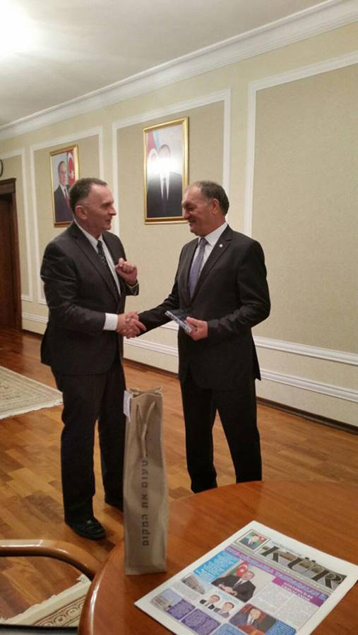 Israeli envoy tours Azerbaijani cities [PHOTO]