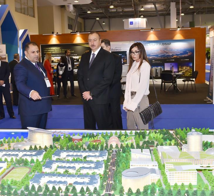 Presidential couple attends 2nd Azerbaijan Int’l Real Estate and Investment Exhibition [UPDATE/ PHOTO]