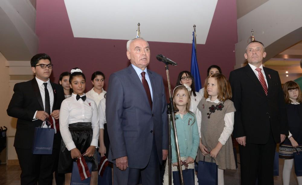 Latvian Independence Day celebrated in Baku [PHOTO]
