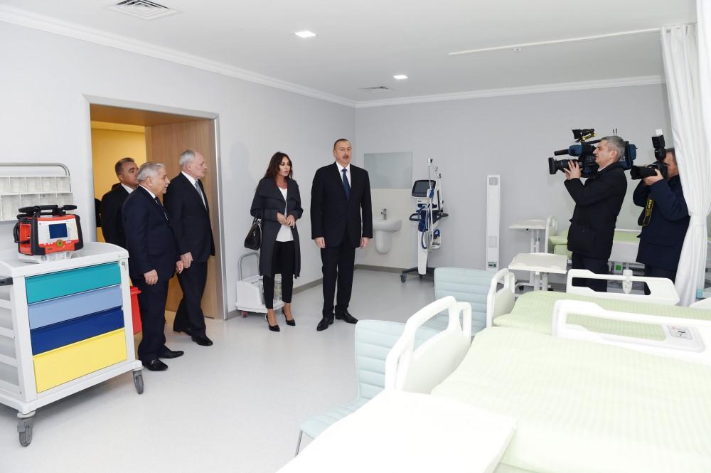 President Ilham Aliyev viewed newly renovated Zardab District Central Hospital [PHOTO]