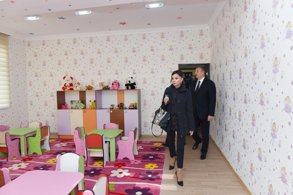 President Ilham Aliyev attends opening of orphanage-kindergarten in Tartar [PHOTO]