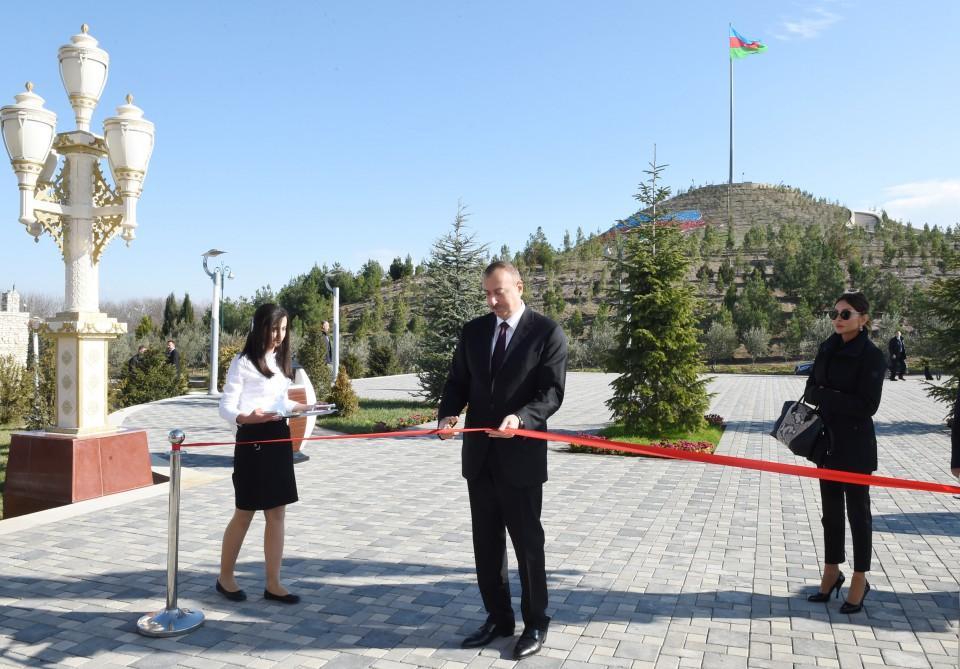 President Aliyev inaugurates Flag Museum in Aghdam district [PHOTO]