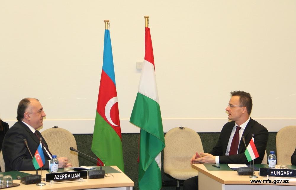 Azerbaijani, Hungarian FMs meet in Brussels