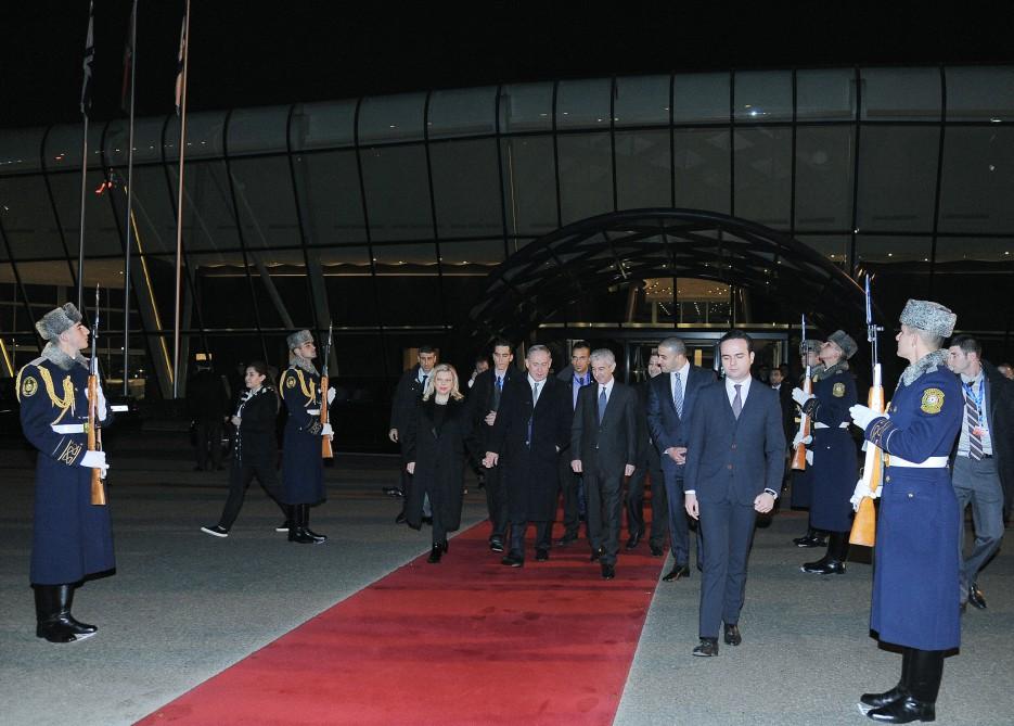 Israeli Prime Minister ends Baku visit