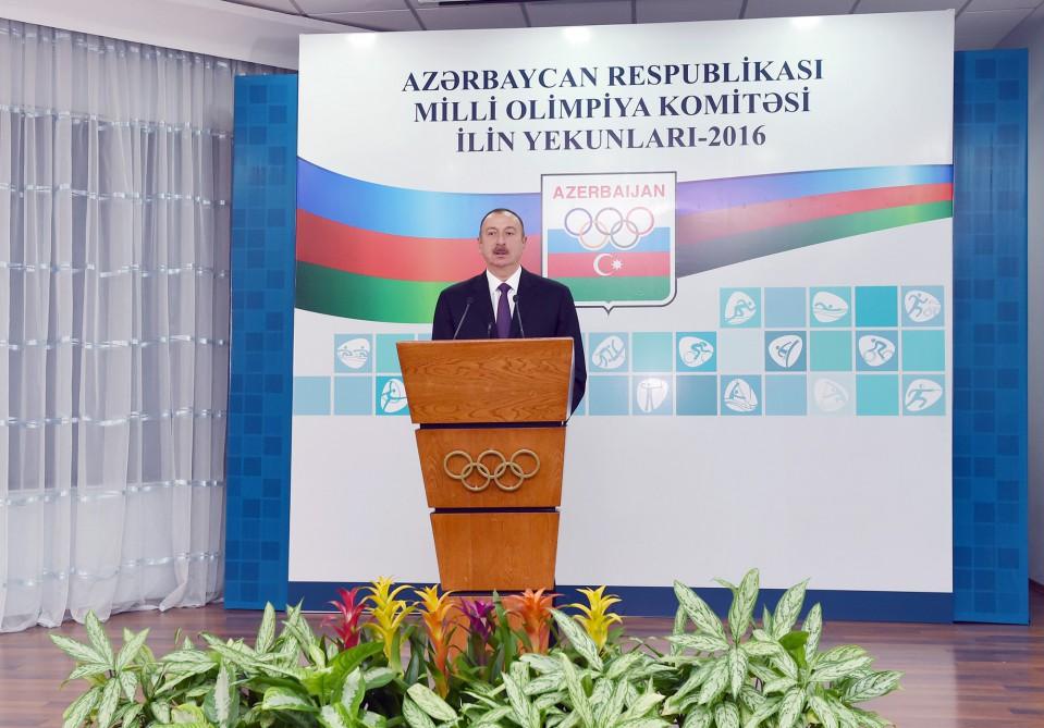 President Aliyev at ceremony dedicated to sports results of 2016 [UPDATE / PHOTO]