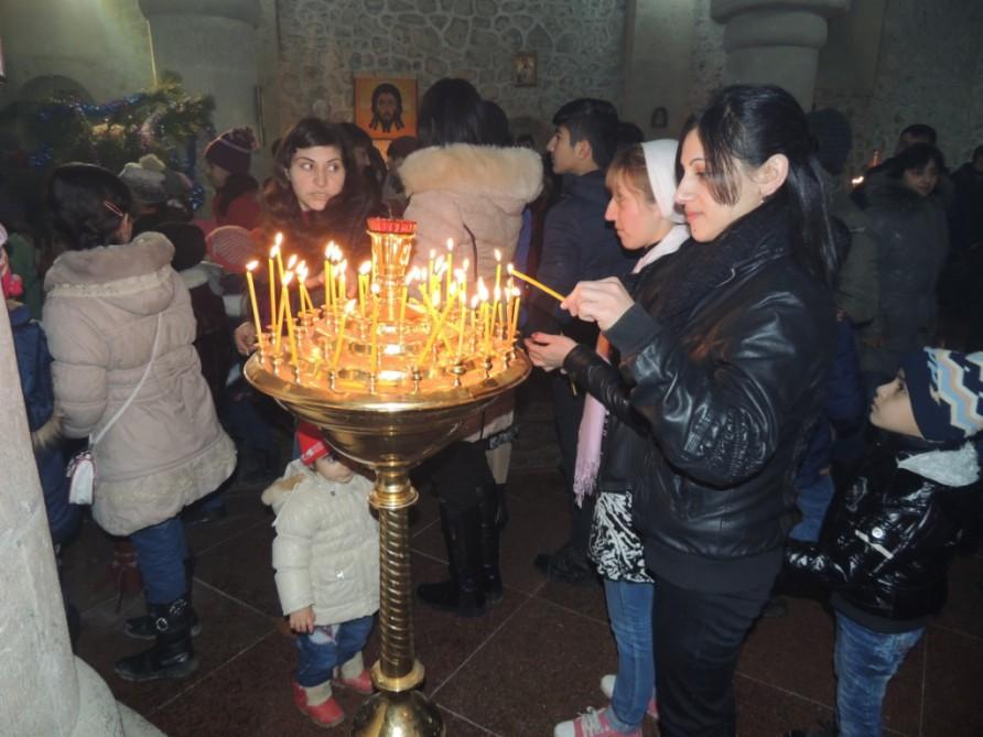 Azerbaijan`s Orthodox Christian community in Nij village celebrates Christmas [PHOTO]